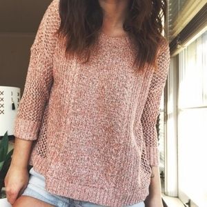 Madewell marled plaza Pullover Sweater